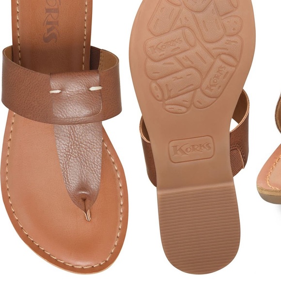 Kork-Ease Shoes - NWT nib KORKS brown dawn flat thong sandal